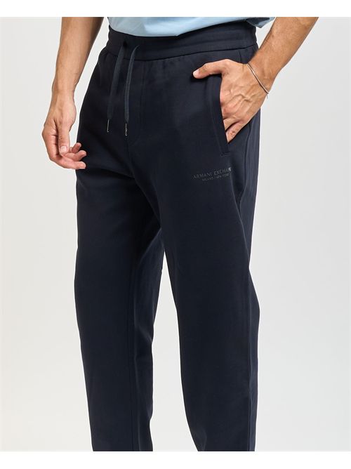 Men's Armani Exchange jogger pants with logo ARMANI EXCHANGE | XM001299-AF20934UB101